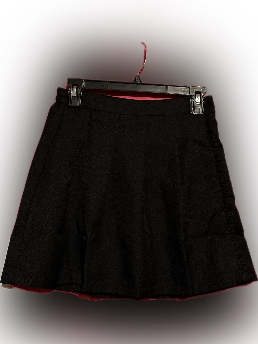 Black Skort with Side Ruffle Detail School Uniform Girls size 16